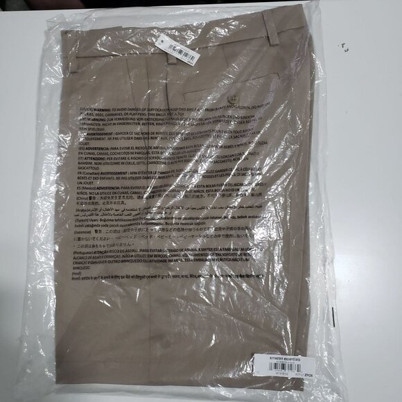 NWT Amazo.n Essentials Men's Classic-Fit Stretch Golf Short in Khaki Brown 33 - Picture 3 of 6